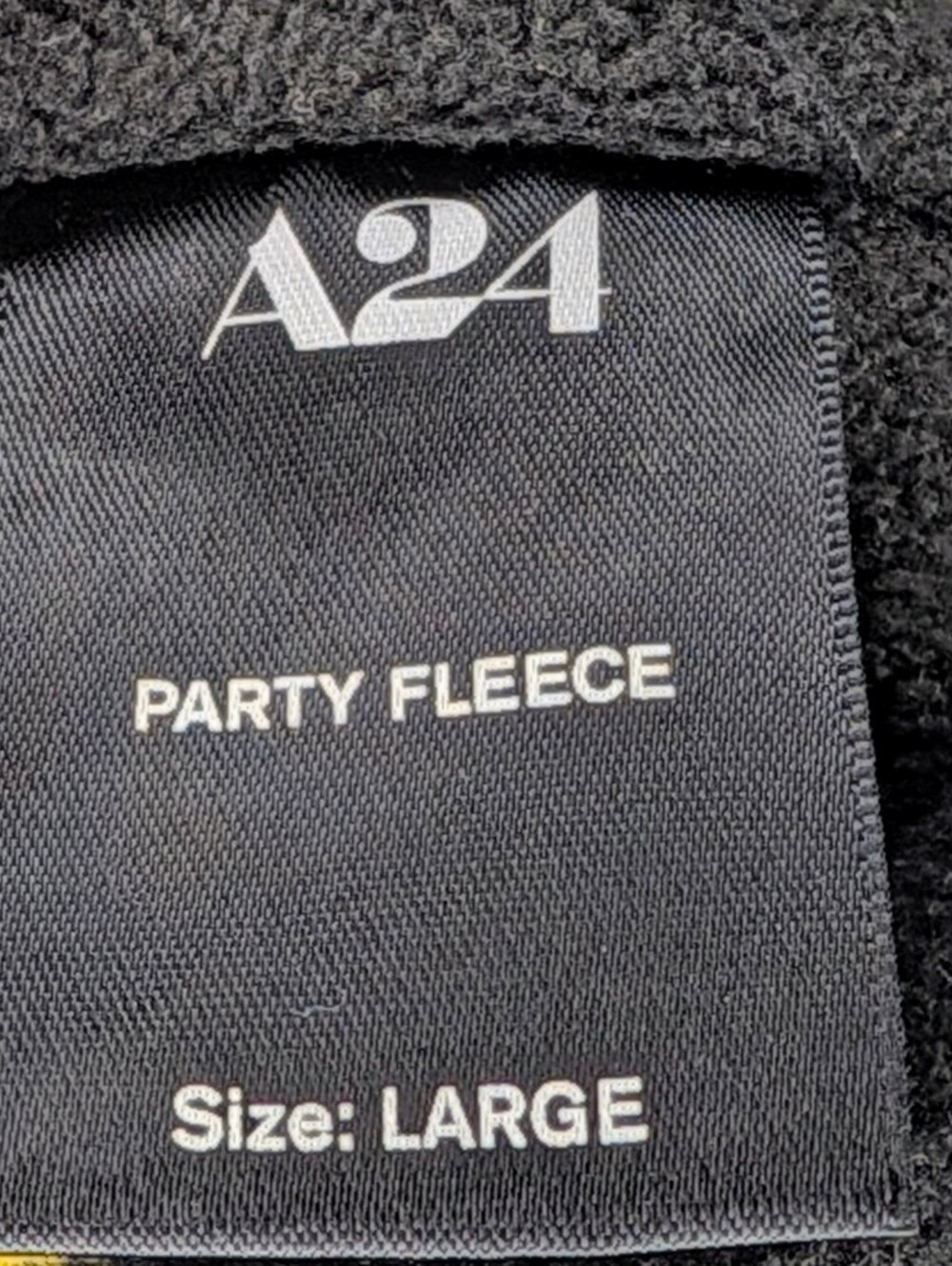 A24 Party Half Snap Colorblock Fleece Size Large - Picture 5 of 5